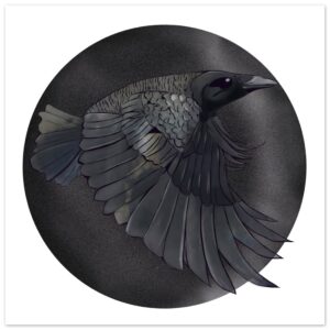 Shadow Raven - Fine Art Poster