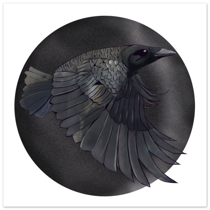 Shadow Raven - Fine Art Poster